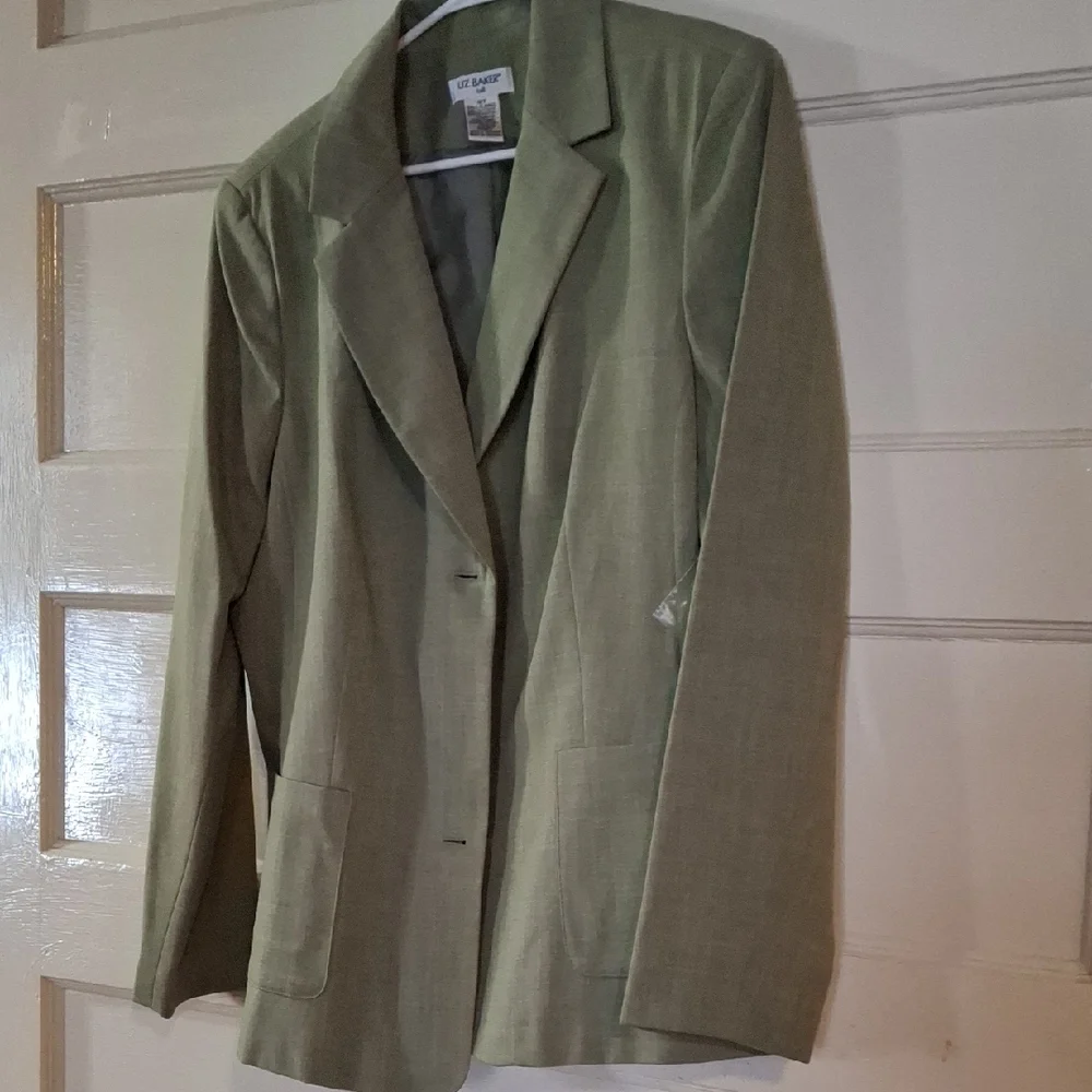 Liz Baker Olive Women's Blazer NWOT